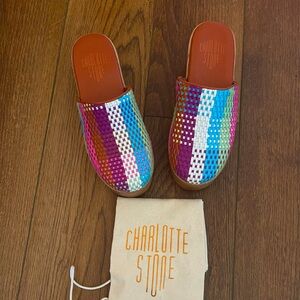 Charlotte Stone Martino clogs in multicolor